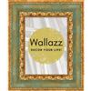 Wallazz Cornice Portafoto in Legno Pregiato - Made in Italy - Vetro Sintetico Infrangibile Crilex - Cornice per Tela - Design Italiano e Qualità Artigianale, 70x100cm Verde