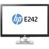 HP EliteDisplay E242 24" Nero, Argento - Buono