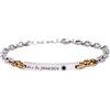 amorili Bracciale Uomo Personalizzato in Acciaio Inox Maglia Marina con Incisione | Braccialetto Maschile Elegante Regolabile | Gioiello Personalizzabile Idea Regalo per Lui bcc3114