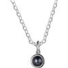 Lam Hub Fong Personalizzata Proiezione di Foto Collana per Donna Uomo Collana con Foto Dentro Regali di gioielleria per compleanni San Valentino Festa di Natale (argento)
