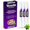 Generico ALMARIBE PureSmile+ Sbiancante Denti Senza Perossido, Kit con 3 Penne Gel da 4 ml, Totale 12 ml, Sbiancamento Denti professionale a Casa, Testato 7 Giorni, per Denti Bianchi, Facile da applicare
