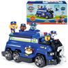 Paw Patrol Team Cruiser, Veicolo di Grosse Dimensioni con Action Figure Speciali di Chase, Marshall, Skye, Rubble, Rocky e Zuma, Giocattoli per Bambini e Bambine da 3 Anni in su