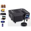 DISCORAMA MINI PROIETTORE LED HD, PROIETTORE LED CON INGRESSO HDMI, USB, AV, VGA, CONNESSIONE CON TELEFONO, VIDEOPROIETTORE LCD - DISCORAMA®