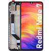OnlyTech - Schermo LCD completo con telaio assemblato di ricambio per Xiaomi Redmi Note 7 / Redmi Note 7 Pro