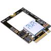 Eouayoree Scheda di Rete M.2 B Key per Laptop, Compatibile con Bluetooth e WiFi, Compatibile con SSD NGFF 3042, Convertitore USB 3.0, Slot M2 Key-B WWAN 4G A USB Come Mostrato. 1 Pezzo.