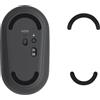 kwmobile Set Piedini di Ricambio per Mouse Compatibile con Logitech Pebble Mouse - Gommini nero - per Maggiore Controllo e Scorrevolezza