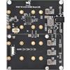 Waveshare PCIe To 4-Ch M.2 Adapter Board For Raspberry Pi 5, Supports 4-Ch NVMe Solid State Drives, Supports Powering Pi5, Onboard LED Indicators, Raspberry Pi 5 NVMe, with 12V 4A Power Supply