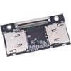 Kznifmk Scheda adattatore TF Scheda TF Dual TF a Scheda di connessione Anti-interferenza ZIF adatta per computer e console di gioco