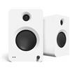 Kanto REN 200W Powered Speaker System with HDMI ARC Input for TV & Home Theater | USB-C and Bluetooth 5.3 | High/Low Pass Filter | Pair | Matte White