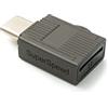 System-S Lettore di schede USB 3.1 tipo C Micro SD lettore di schede SDXC adattatore grigio