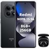 XIAOMI REDMI Note 15 5G Smartphone 8+256GB, Schermo AMOLED FHD+ 6,77, Snapdragon 6 Gen 3, fotocamera da 108 MP, batteria da 5520 mAh, nero, incluso Smart Earphone