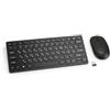 Dpofirs Tastiera e Mouse Russi, Layout QWERT e Russo, 78 Tasti, Tastiera Wireless per PC Portatili