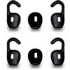 ARCADORA Confezione da 6 gommini in silicone, colore nero, per Jabra Talk 45, per Stealth, per cuffie Bluetooth Boost, confezione da 6