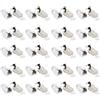 Faconet Confezione da 20 connettori di rete RJ45, CAT 7A, CAT 6A, CAT7, bianco fino a 10 Gigabit, connettore modulare, protezione antipiega, cavo di rete LAN cat7 cat8.1 AWG23