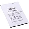 vhbw batteria compatibile con Doogee DG-580, KISSME DG580 smartphone cellulare (2500mAh, 3,8V, Li-Ion)