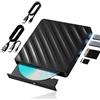 Wbacon Lettore Blu Ray esterno 5 in 1, lettore Blu Ray portatile con USB 3.0 Tipo-C, masterizzatore CD DVD, compatibile con Windows Laptop Desktop