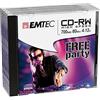 EMTEC CD-R 80 - Confezione da 5