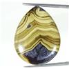 Handmade 42,40 Cts Pietra Preziosa Cabochon Naturale Schalenblende Sciolta 22x29x5 Mm