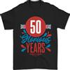 Gildan Glorioso 50 Anni 50° Compleanno Bandiera Union Jack Maglietta Uomo 100% Cotone