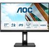 Aoc MONITOR AOC LED 27" Wide U27P2 IPS 3840x2160 4ms 350cd/mq 50.000.000:1 2x2W MM P