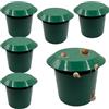 EVBOTGEE 6 trappole per lumache, riutilizzabili, per lumache, per birre, giardini, frutteti, 6 pezzi, 11,3 x 9,5 x 8,2 cm