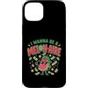 Cute Fruit Cartoon Joke for Food Lovers Custodia per iPhone 15 Plus Divertente cibo gioco di parole anguria melonaire amante dei soldi
