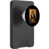 Icona di Santa Caterina da Bologna Elegante Icona Cattolica di Santa Caterina da Bologna PopSockets PopWallet per MagSafe
