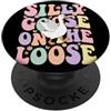 Funny Silly Goose Oca stupida sul sciolto PopSockets PopGrip Adesivo