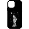 Iconic Monuments and Landmarks by Night Custodia per iPhone 12 mini Statua della Libertà New York City di notte