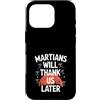 Mars Futurism Terraforming Science Inter Custodia per iPhone 16 Pro Terraformare Marte Esplorazione Spaziale Colonizzazione di Marte