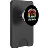 vintage retro sunset middle school level livello di scuola media completa video gioco classe laurea PopSockets PopWallet per MagSafe