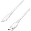 LogiLink Cavo di collegamento USB 2.0 tipo C a micro USB (maschio/maschio), ricarica rapida, trasferimento dati 480 Mbit/s, 12 W, bianco, lunghezza: 3 m