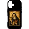 Icona di Santa Caterina da Bologna Custodia per iPhone 17 Elegante Icona Cattolica di Santa Caterina da Bologna