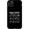 Ocean Life Marine Biology Whale Species Custodia per iPhone 11 Pro Max Whale Expert - Gattera Beluga Narvalo, colore: Blu