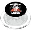Mars Futurism Terraforming Science Inter Terraformare Marte Esplorazione Spaziale Colonizzazione di Marte PopSockets PopGrip per MagSafe