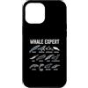 Ocean Life Marine Biology Whale Species Custodia per iPhone 12 Pro Max Whale Expert - Gattera Beluga Narvalo, colore: Blu