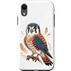 Falconry Lover Gifts Custodia per iPhone XR American Kestrel Falcon