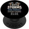 Storm Sky Club Lightning Thunder Mood Gi Lightning Bolt Storm Mood Regalo per amanti dei temporali PopSockets PopGrip Adesivo