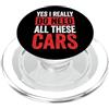 Collezionista Di Auto Auto D'epoca Auto Yes I Really Do Need All These Cars Veicolo PopSockets PopGrip per MagSafe