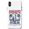 JB's Biarritz France Shop Custodia per iPhone X/XS Biarritz France Surf Summer - Stampa invecchiata