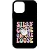 Funny Silly Goose Custodia per iPhone 12 mini Oca stupida sul sciolto