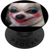 Dog Meme Fun Cute Humors Arts (Chihuahua Divertente chihuahua con brutto trucco sfocato meme PopSockets PopGrip Adesivo