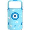 Greek Eye Aesthetic Art Gifts Custodia per iPhone 17 Pro Max Simbolo greco blu malocchio