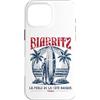 JB's Biarritz France Shop Custodia per iPhone 16 Pro Max Biarritz France Surf Summer - Stampa invecchiata