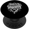 Literature Reading Poet Designs Book Lover Poetry Is My Personality Bookworm Reader PopSockets PopGrip Adesivo