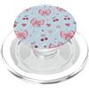 Coquette Aesthetic Gifts Fiocco Rosa Coquette Nastro Ditsy Soft PopSockets PopGrip per MagSafe