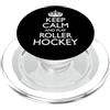 Keep Calm Roller Hockey / Funny Sports S Keep Calm And Play Roller Hockey! / Design sportivo divertente PopSockets PopGrip per MagSafe