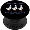 Camicie e regali d'oca floreale InGENIUS Vintage Goose Floral Coquette Bow Retro Country Geese Girl PopSockets PopGrip Adesivo
