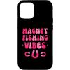 Magnet Fishing Vibes Lady Girl Treasure Custodia per iPhone 12/12 Pro Magnete pesca vibrazioni magnetico pescatore di tesori Lady