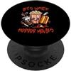 Lets Watch Scary Movies Funny Halloween Lets Watch Horror Movies Camicia divertente Halloween Uomo Donna Bambino PopSockets PopGrip Adesivo